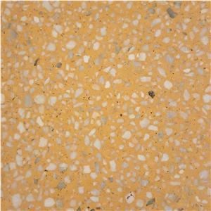 Yellow Terrazzo Tiles, Artificial Stone for Wall & Floor, Tm016y Yellow Terrazzo Tiles, Artificial Stone for Wall & Floor, Tm016y