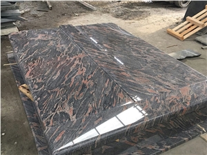 China Aurora Granite Western Style Tombstone