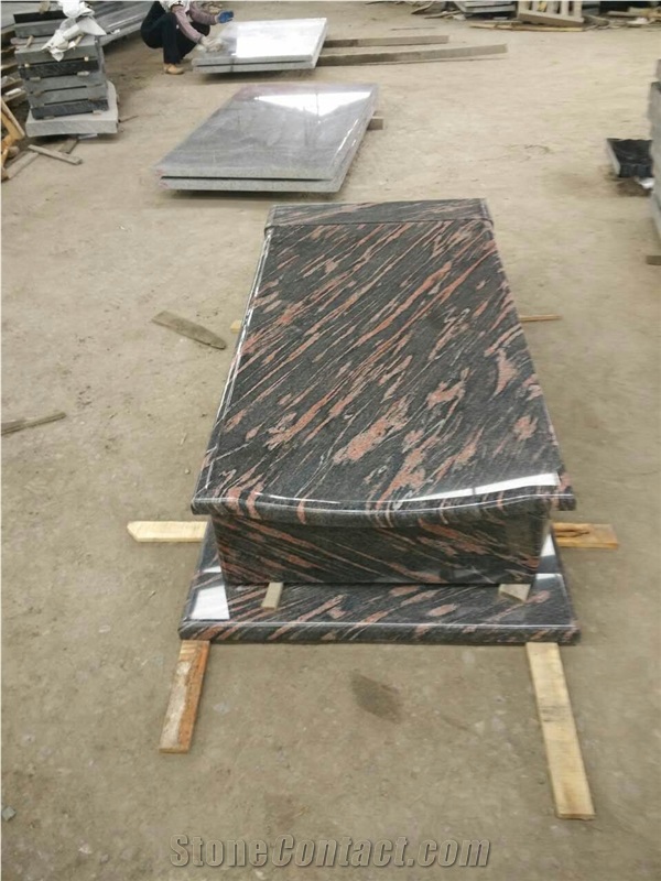 China Aurora Granite Western Style Tombstone
