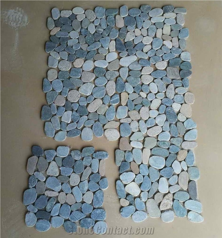 P014 Yellow Slate Mosaic for Wall and Paving