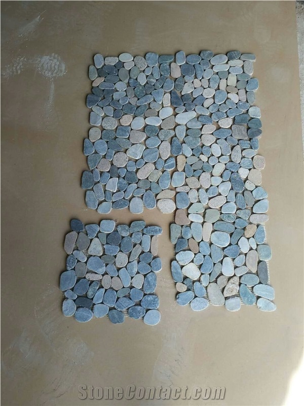 P014 Yellow Slate Mosaic for Wall and Paving