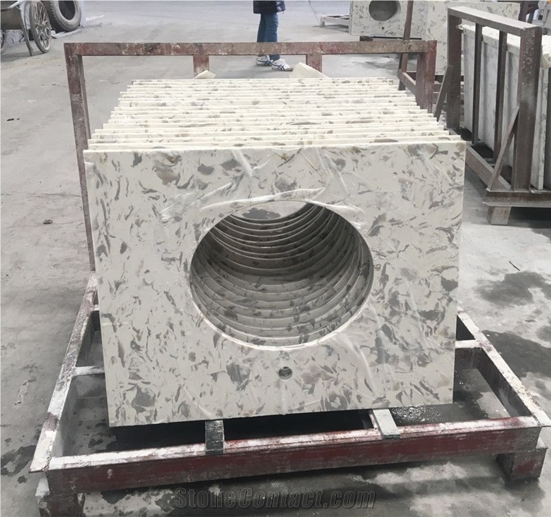 Veins Quartz Stone Kitchen Countertop Island Top