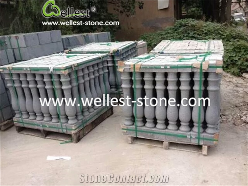 Decorative Granite Column Building Pillars for Handcarved Romance