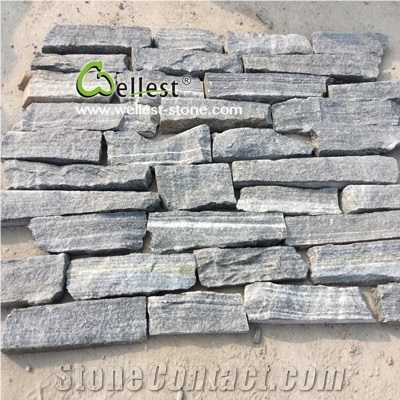 Multi Color Loose Slate Field Stone,Wall Cladding,Slate Stripes