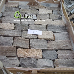 Multi Color Loose Slate Field Stone,Wall Cladding,Slate Stripes