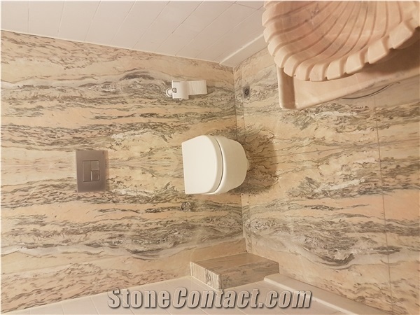 Pink Dream Marble Block, Turkey Pink Marble