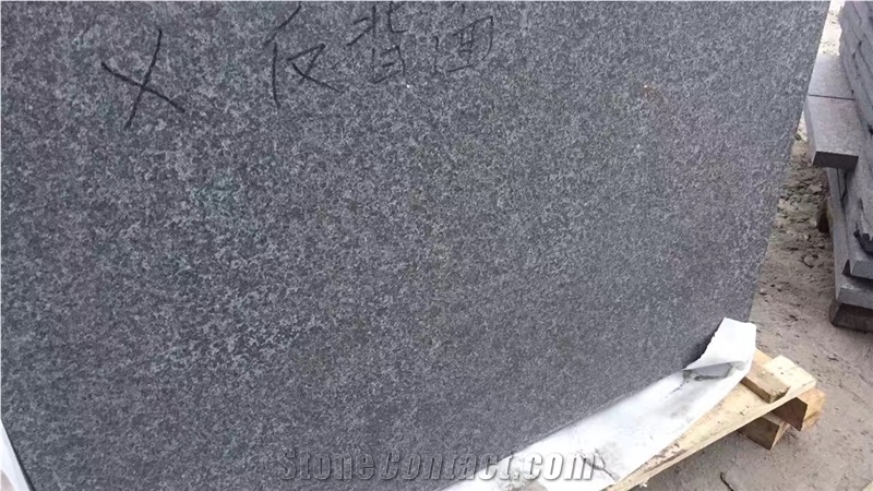 Flamed and Brushed Finish Top China Black G684 Granite Paving Tiles