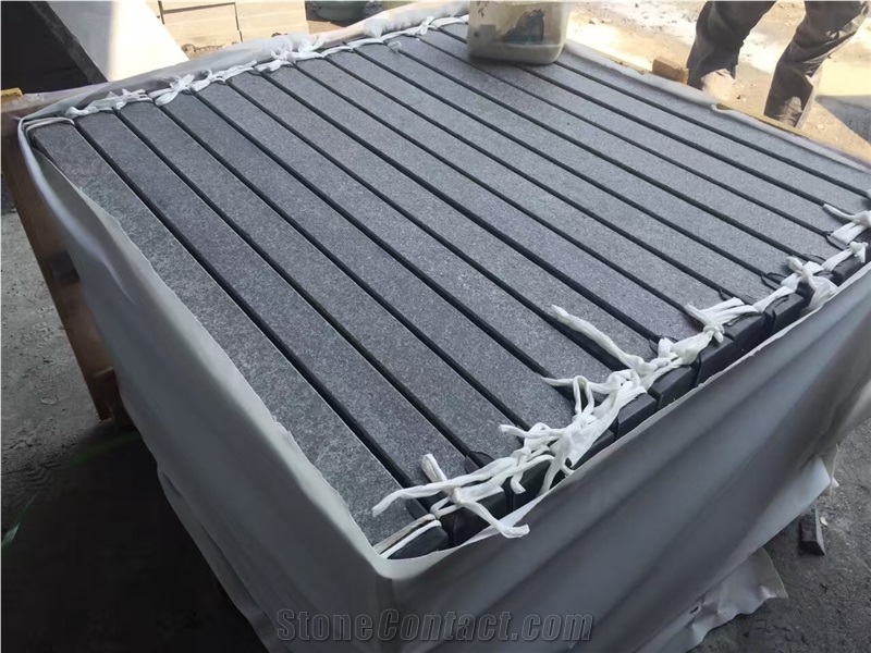 G684 Black Basalt Tiles & Slab,China Fuding Black Natural Black Paving