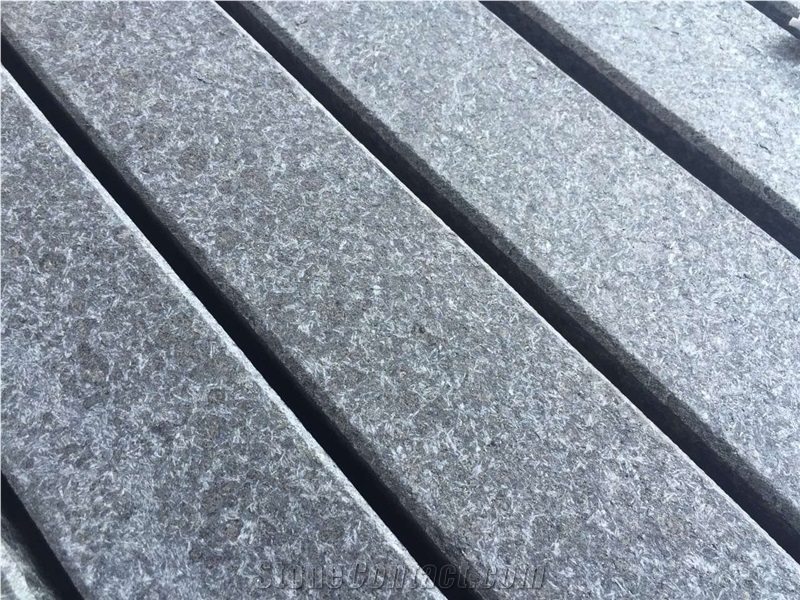 G684 Black Flamed Basalt Paving,Cube Stone,Cobble Exterior Stone