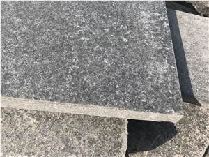 G684 Black Flamed Basalt Paving,Cube Stone,Cobble Exterior Stone