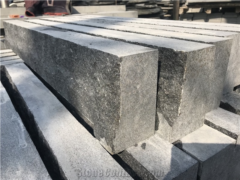 G684 Black Flamed Basalt Paving,Cube Stone,Cobble Exterior Stone