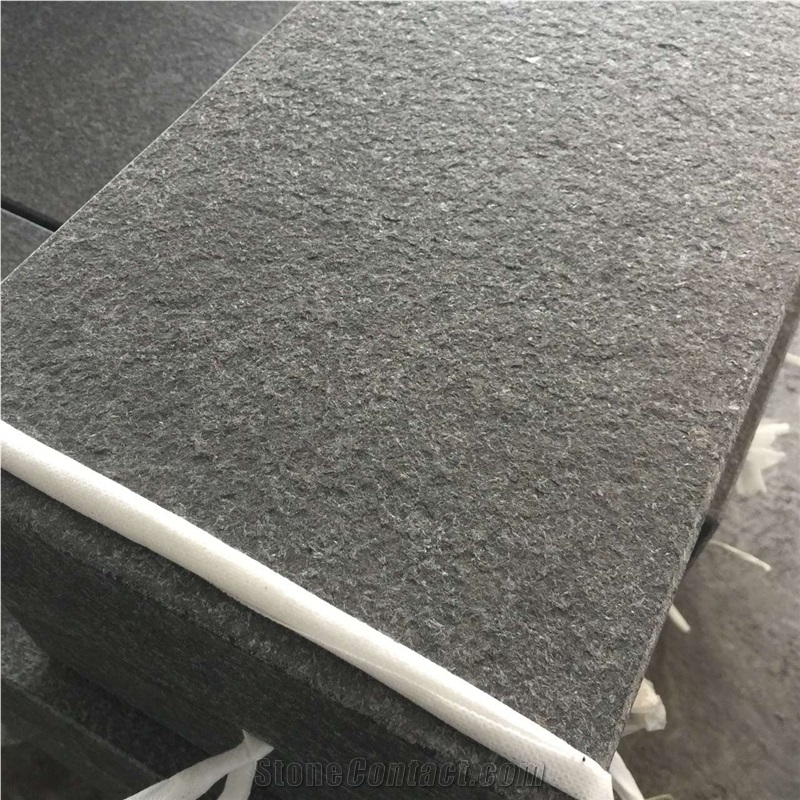 G684 Fuding Black Basalt Countertop, Table Top, Flamed Finish