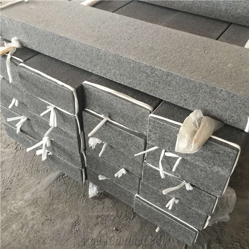 G684 Fuding Black Basalt Countertop, Table Top, Flamed Finish