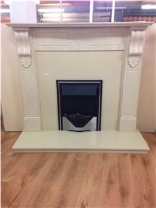 Micro Marble Fireplace Mantel