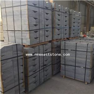 Chinese Cheap G654 Dark Grey Beveled Road Kerb Stones Kerbstone Prices
