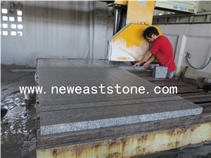 Chinese Cheap Light Grey G603 Granite Cobble Stone Rubik Cube Stone