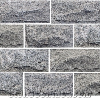 Exterior Natural Stone Wall Split Face Mushroom Stone Wall Cladding