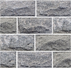 Exterior Natural Stone Wall Split Face Mushroom Stone Wall Cladding