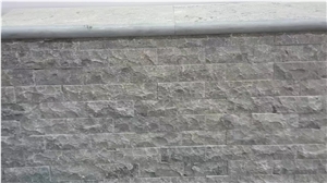 China Blue Limestone Mushroomed Cladding Asia Blue Mushroom Stone
