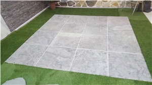 China Blue Limestone Patio Paving Asia Blue Tiles Slabs Steps Stairs
