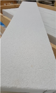 Mugla White Sandblasted Tiles, Mugla White Marble