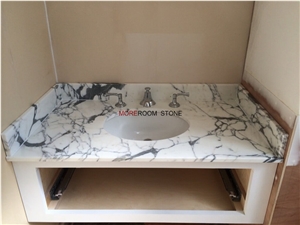 Lightweight Natural Arabescato Marble Panel for Bathroom Wall