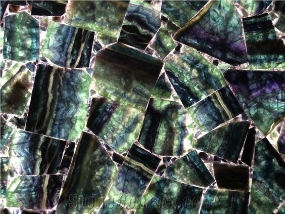 Luxury Fluorite Stone,Fluorite Crystal Backlit for Sale