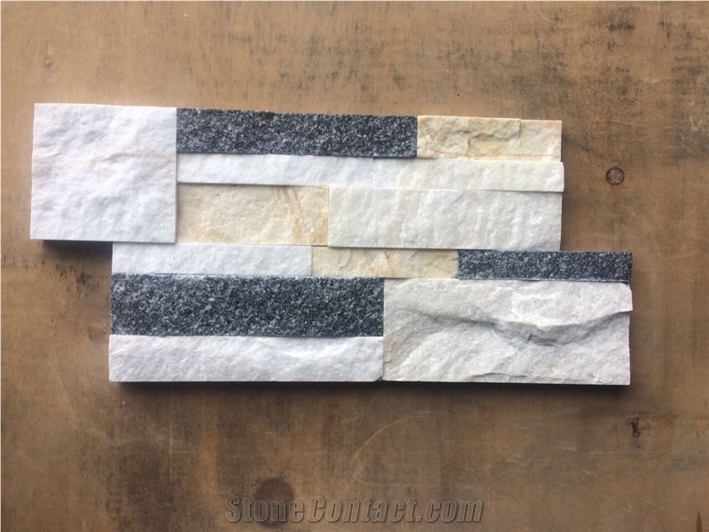 Mixed Yellow - Black and White Combination Panel