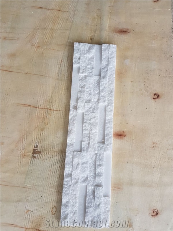 White Marble Mixed Polished -Split Wall Panel