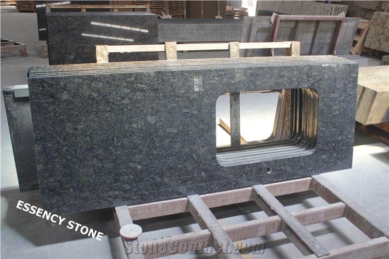 Butterfly Blue Granite Countertop,Verde Blue Granite Kitchentop