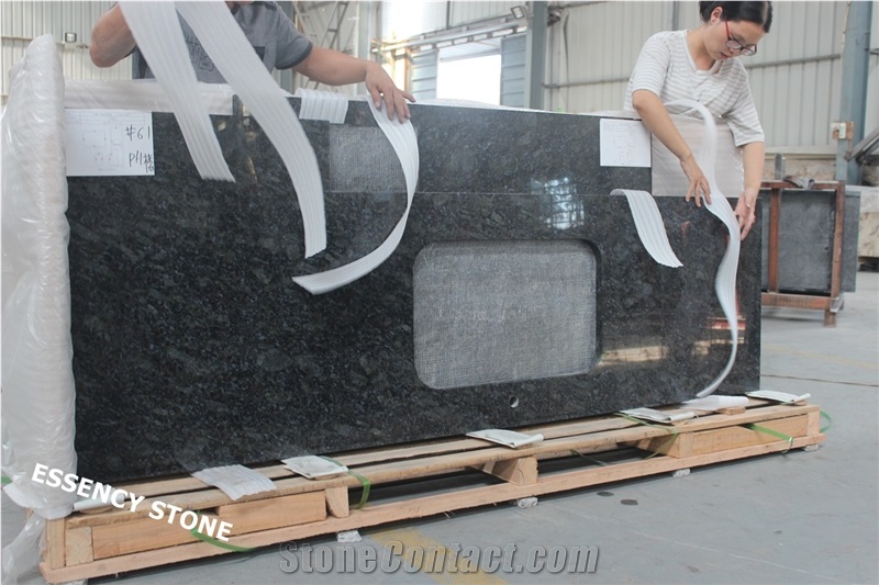 Butterfly Blue Granite Countertop,Verde Blue Granite Kitchentop