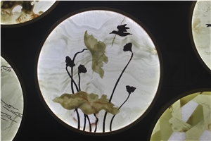 Chinese Poetic Crafts, Transparent Onyx Handicraft