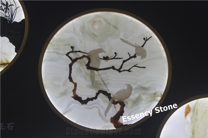 Chinese Poetic Crafts, Transparent Onyx Handicraft