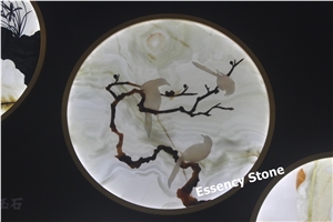Chinese Poetic Crafts, Transparent Onyx Handicraft