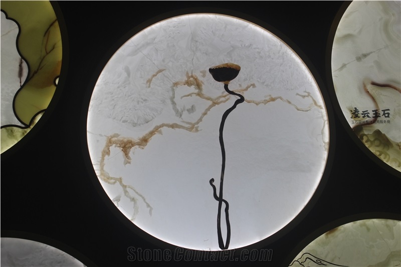 Chinese Poetic Crafts, Transparent Onyx Handicraft