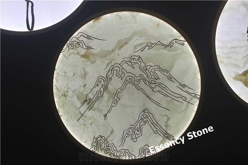 Chinese Poetic Crafts, Transparent Onyx Handicraft