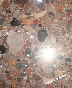 Rosso Marinace Granite,Marinace Red,Palladio Red,Rain Pebble Granite Slabs & Tiles