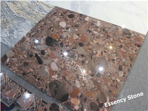 Rosso Marinace Granite,Marinace Red,Palladio Red,Rain Pebble Granite Slabs & Tiles