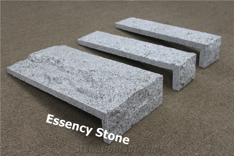 White Granite Mushroom Stone, Exterior Wall Building Stone