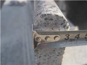 Chinese Cheap Granie Pearl Flower G383 Step Riser with Two Grooves