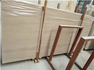 Moca Creme Limestone Polished Honed Slabs for Floor Tile Wall Tile