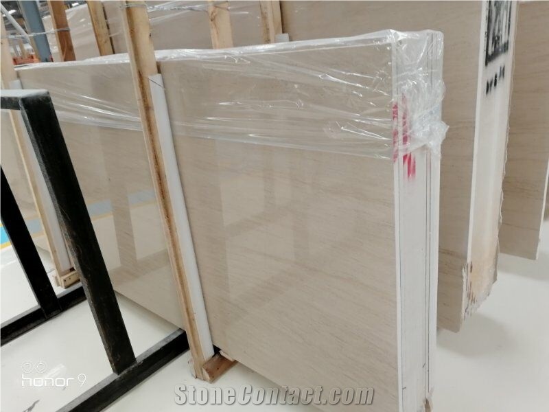 Moca Creme Limestone Polished Honed Slabs for Floor Tile Wall Tile