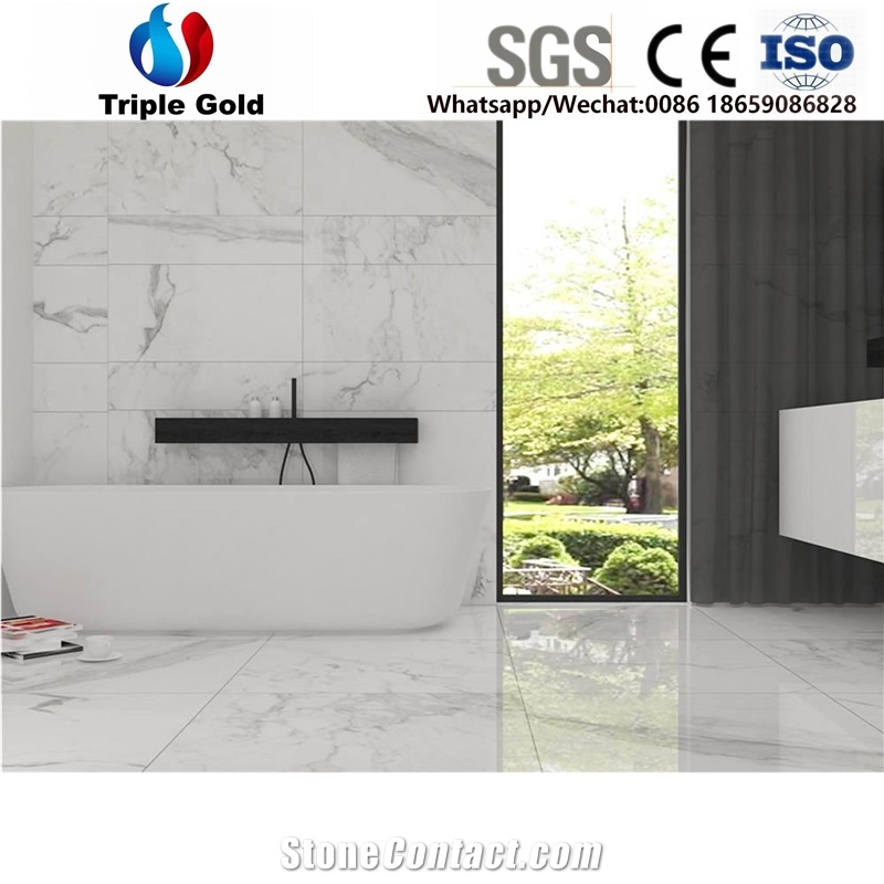 Ariston White Marble Border Lines Interior Stone