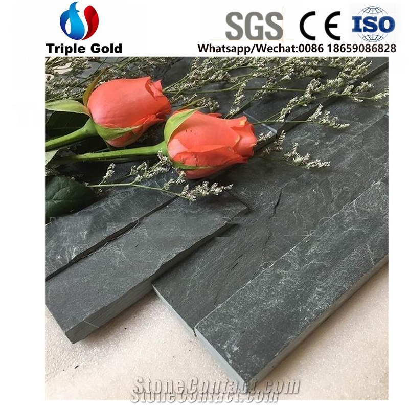 China Multicolor Cultured,Rusty Black Slate,Slab,Tile,Wall Cladding