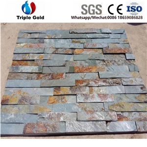 China Multicolor Cultured Slate,Rusty Slate Wall Cladding China Multicolor Cultured Slate,Rusty Slate Wall Cladding