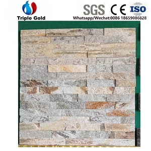 China Multicolor Cultured Slate,Rusty Slate Wall Cladding