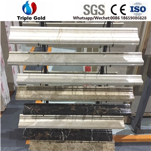 Samuel Beige Marble Border Lines Interior Stone