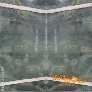 Dark Green Chinese Marble Slabs&Tiles/Edinburgh Green/Bookmatched