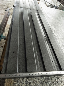 Chinese Black Basalt Tactile Blind Stone Pavers