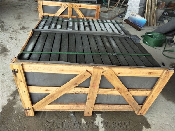 Chinese Black Basalt Tactile Blind Stone Pavers